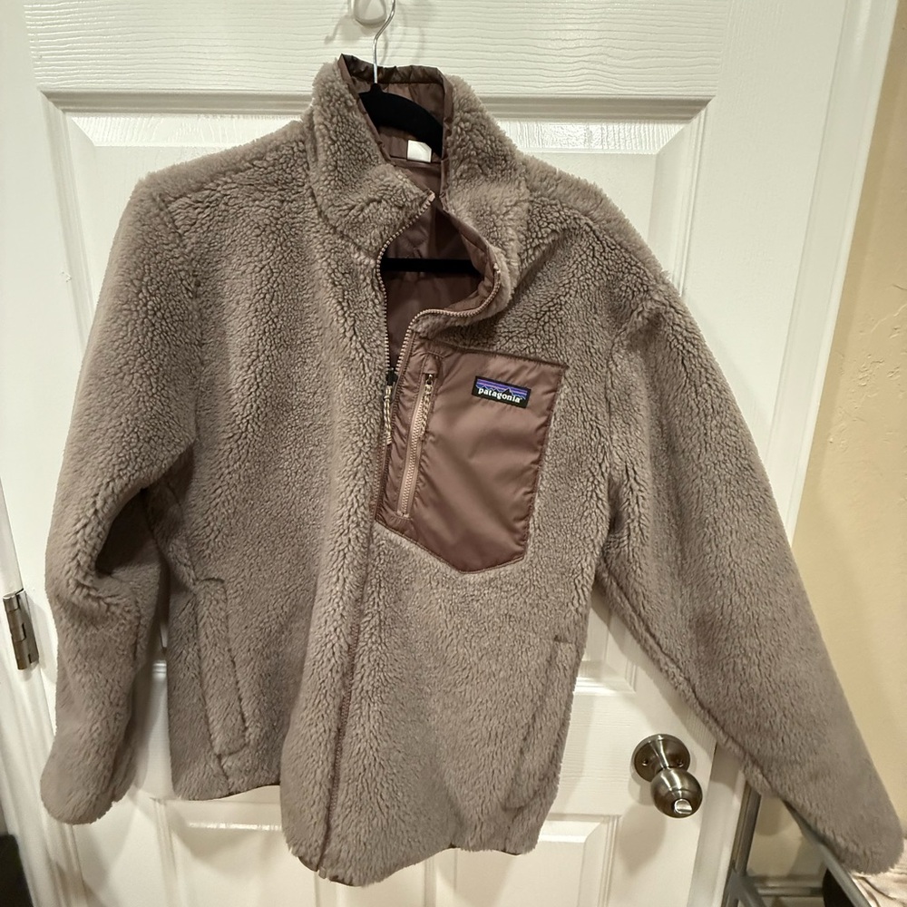 Patagonia Gray Fleece Jacket Small